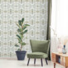 West Boulevard Collection Kaleidoscope Designer Wallpaper DBW1002 - Image 3