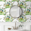 West Boulevard Collection Citrus Hummingbird Designer Wallpaper DBW9001 - Image 3