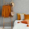 Stacy Garcia Peel and Stick Saybrook Faux Rushcloth Designer Wallpaper SG11407